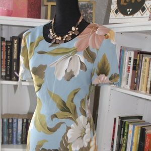 Blue Floral Dress